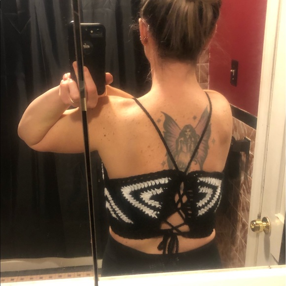 🖤 Crochet Crop top. - Picture 5 of 8